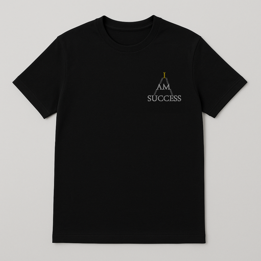 Classic "I Am Success" Black Tee